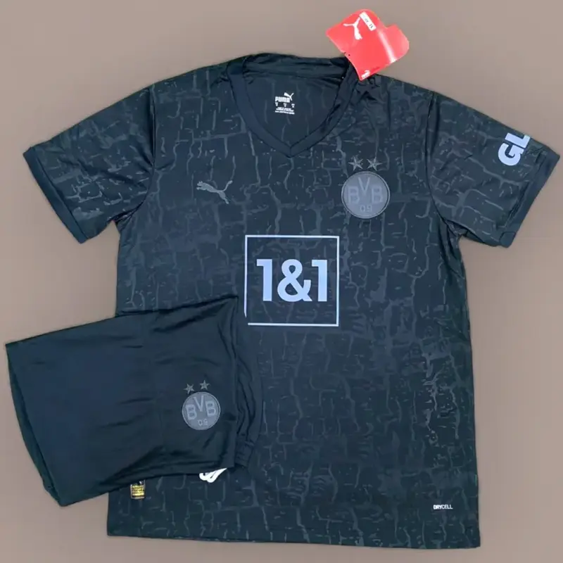 Dortmund Special Triple Black Dortmund Kit Football Soccer