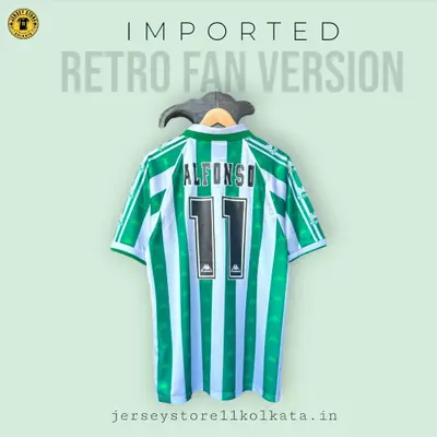 Buy REAL BETIS 96/97 HOME KIT IMPORTED RETRO FAN VERSION (ALFONSO