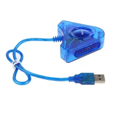 Buy GSH PS2 Game Controller to PC USB Converter (Blue) … online at