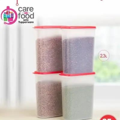 Achyuta Tupperware Kitchenware- Smart Saver#4 (2.3L) Set Of 4,