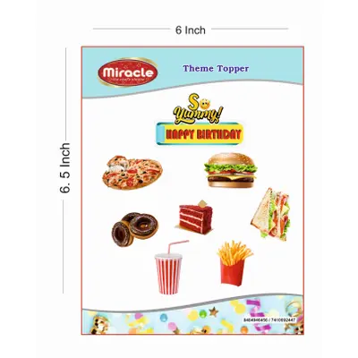 Buy Miracle Paper Tag Fast Food Theme online at best price | JAY FOODS
