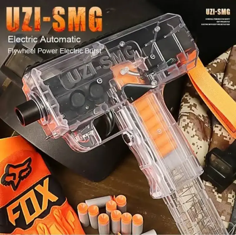 TOMYMATE ソフトBB弾ウージーターゲットセット ピストル UZI4475 Buy UZI - SMG Soft Bullet Gun online at best price | Namma Kutties