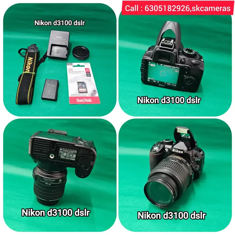 Buy Entry-Level Nikon D3100 DSLR 18-55mm Lens – Learn