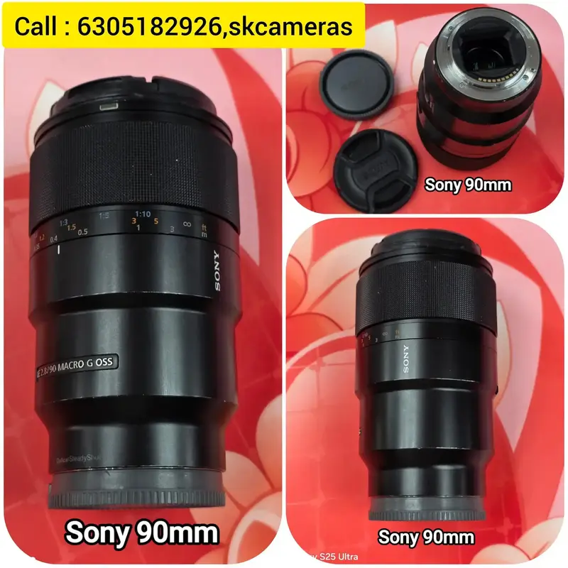Buy Used Sony E Mount FE 90mm F2.8 Macro G OSS Full-Frame Lens