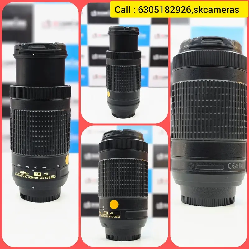 Buy Nikon DX VR AF-P 70-300mm 1:4.5-6.3G ED lens online at best