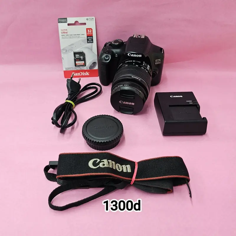 Dslr Camera Lens Cap Strap Canon Rebel T7 Accessories ULBTER Pack