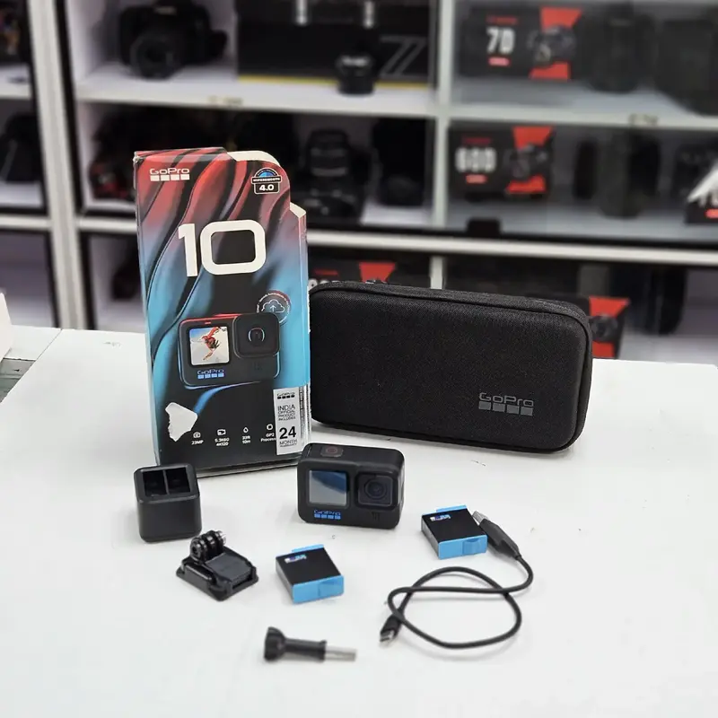 Buy Gopro Hero 10 Black [ Begginer Action Camera ] with it
