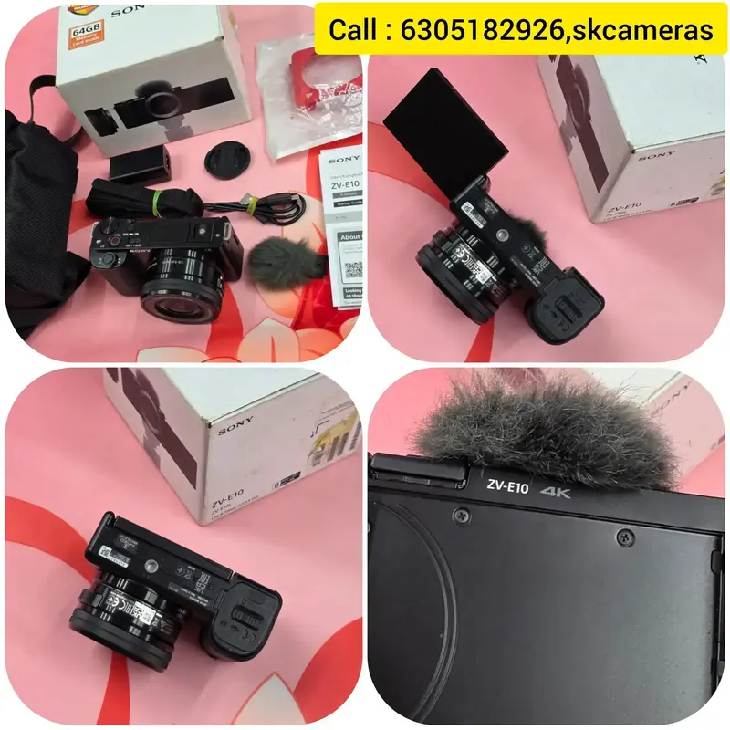 Buy Pre-owned Sony Alpha ZV-E10L Mega Pixel Interchangeable