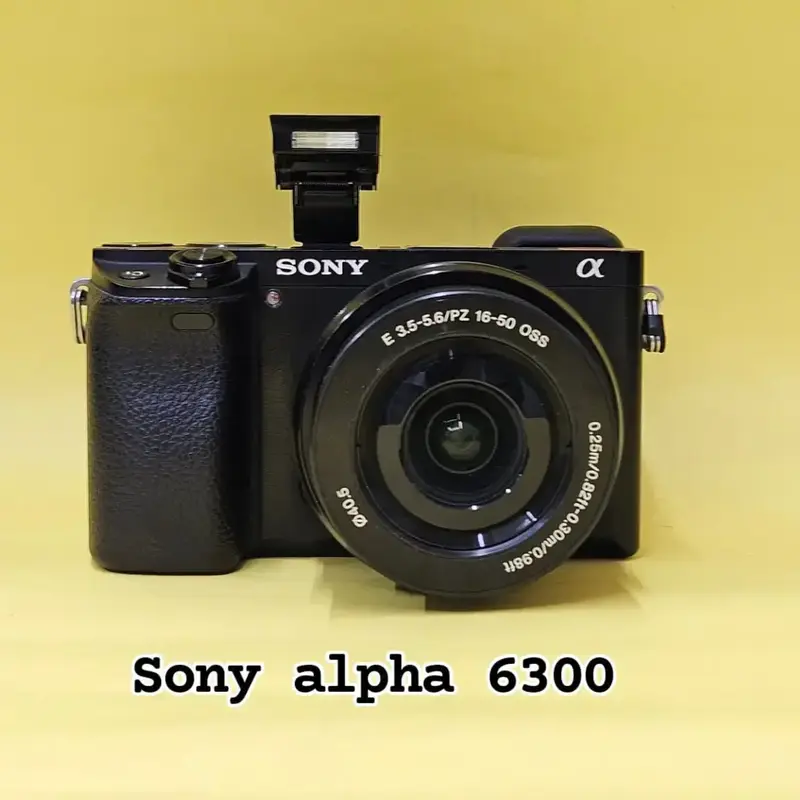 Sony Alpha 6300 Mirrorless Camera with 16-50mm OSS Lens – 4K APS-C  Compact