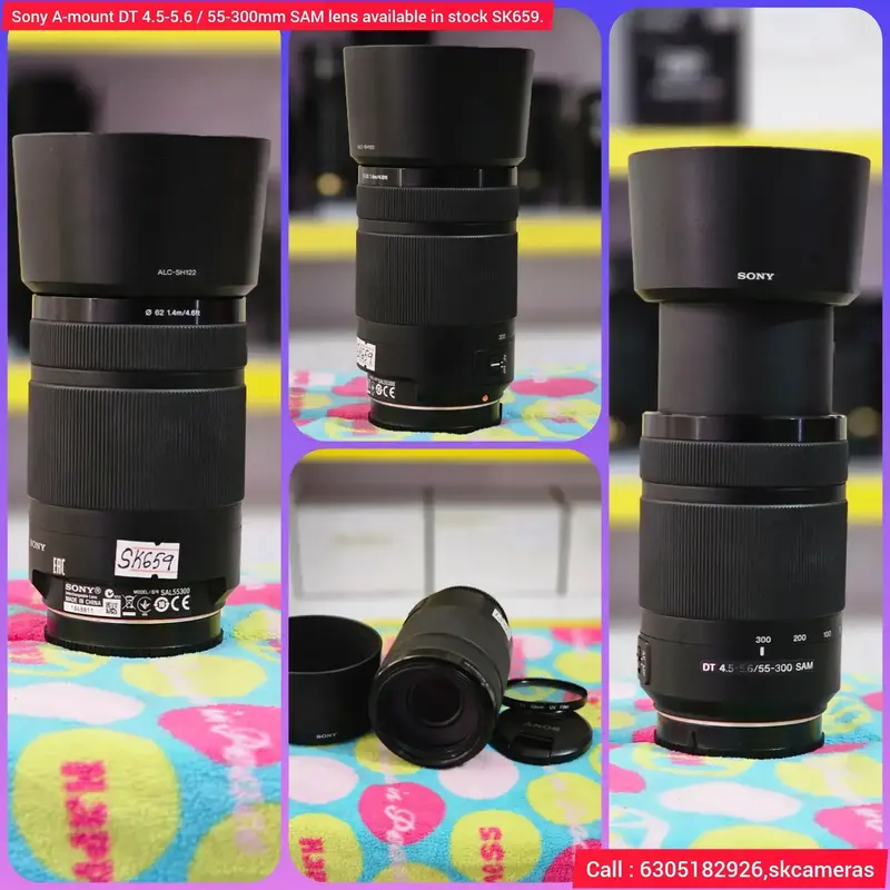 SONY SAL55300 DT 55-300mm F4.5-5.6 SAM（USED] Sony DT 55