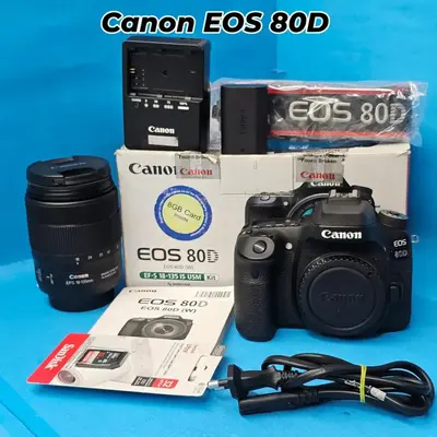 Buy Canon EOS 80D + EF-S 18-135mm IS USM Lens – Complete