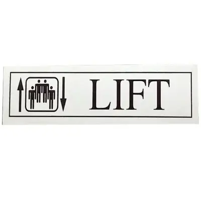 Buy Premium Stainless Steel Self Adhesive Signage LIFT online at best ...