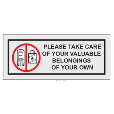 Buy Premium Stainless Steel Self Adhesive Signage Board of PLEASE TAKE ...