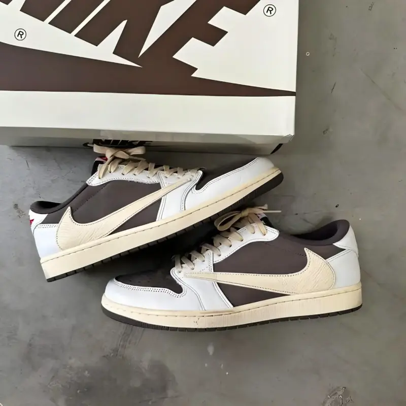 Buy Nike Air jordan 1 X Travis Scott Reverse Mocha (First Copy