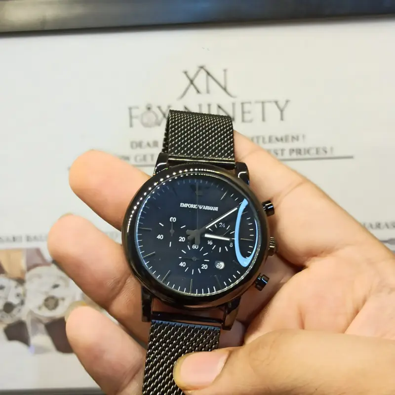 Buy Emporio Armani Black Working online at best price | FOX NINETY