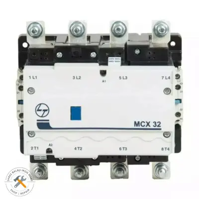 L&T Lauritz Knudsen MCX 32 Contactor 160A 4 Pole + (2NO + 2NC