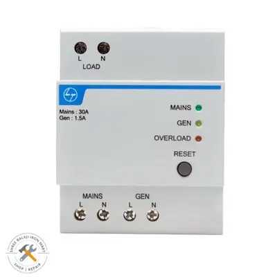 L&T Tripper ACCL Automatic Changeover with Current Limiter Single Phase