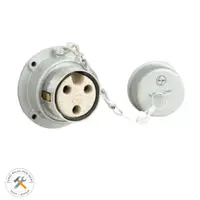 L&T Metal Socket 32A 3 Pin 3P - MPS332S