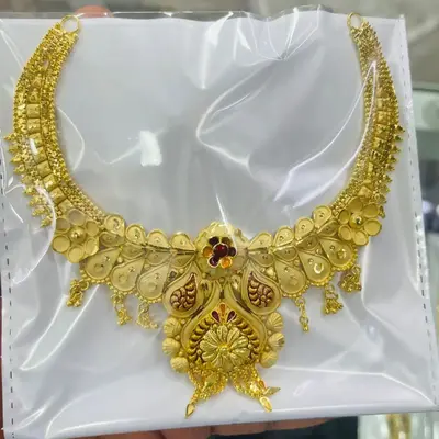 Buy Forming Necklace with Earrings Gram Gold Forming
