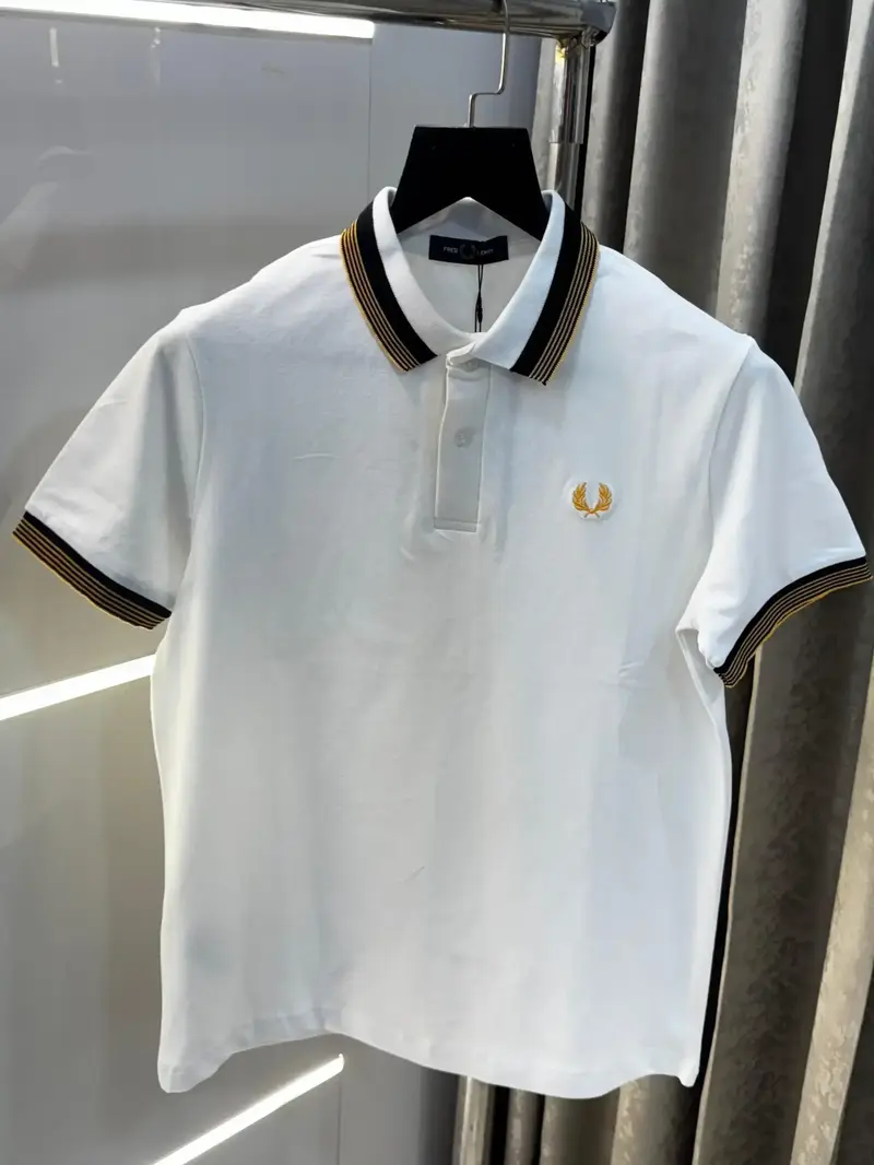 Perry M12 Fred Perry White Polo Sale Buy Premium Fred Perry Polo