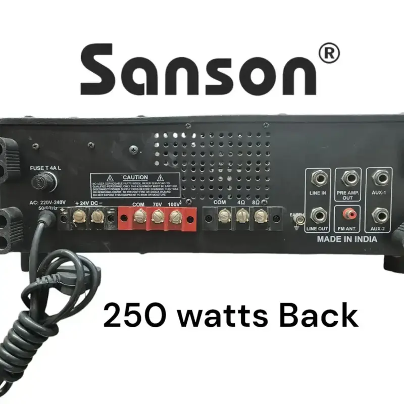 Ssa 750 Watt Amplifier Price SANSON AMPLIFIER SSA250M, (PA Systems