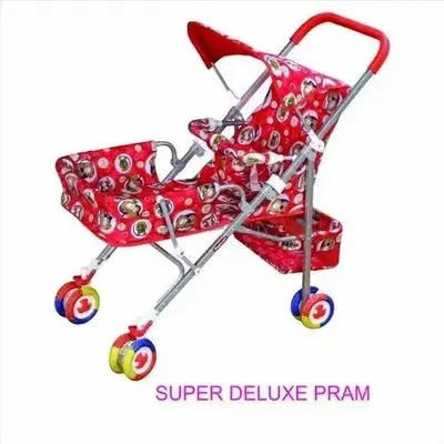 Buy Deluxe Steel carft pram high quality online at best price | Rishima ...