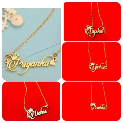 Buy Customised Single Name Pendant online at best price DhiShyam