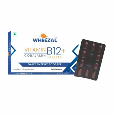 Buy "WHEEZAL VITAMIN B12+ (3 x 10 tablets (30 tablets) COBALAMIN ...