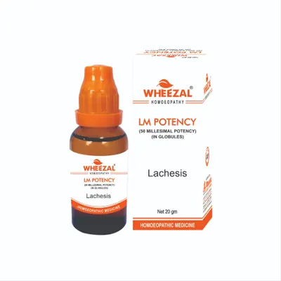Buy Lachesis LM online at best price | WHEEZAL HOMOEO PHARMA