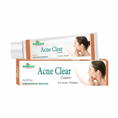 Buy Wheezal Acne Clear Cream 25 gm online at best price | WHEEZAL ...