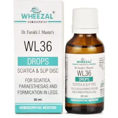 Buy Wheezal Wl-36 Sciatica And Slip Disc Drops 30ML online at best ...