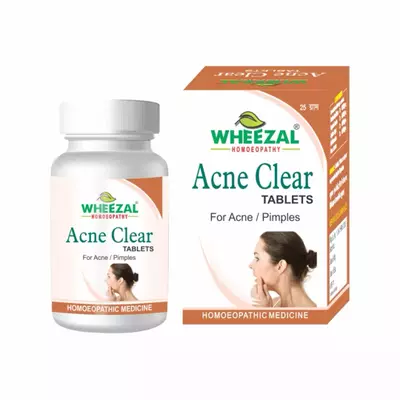Buy ACNE CLEAR TABLETS online at best price | WHEEZAL HOMOEO PHARMA