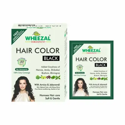 Buy Hair Color - Black online at best price | WHEEZAL HOMOEO PHARMA