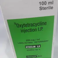 Buy STECLIN LA 100 ML (Oxytetracycline injection I.P 200 mg/ml) online ...