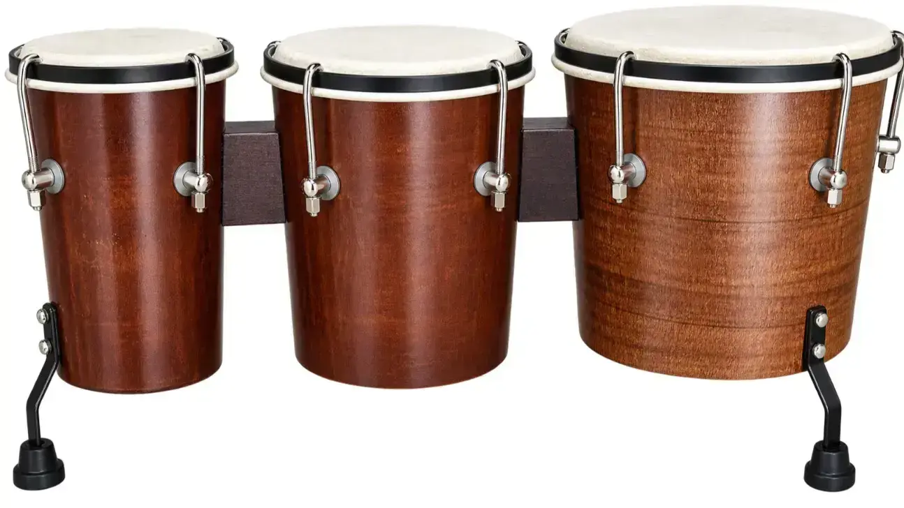 Buy Imported 3-Piece Wooden Bongo Percussion Drum Set online at