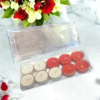 Buy T-light Candle pvc box 7.6*3.25*.5