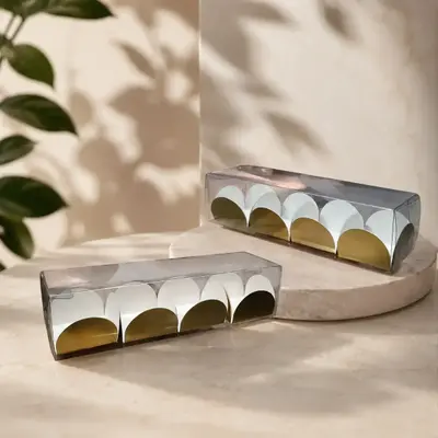Premium 4 Laddu - bubble candle box | Pvc candle box