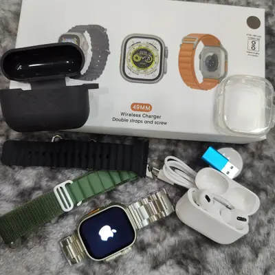 Buy Premium Combo Apple Watch 1:1 With Airpods Pro 2 online at 