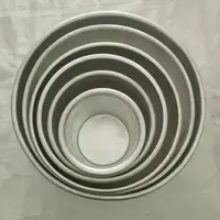 Buy Heighted Round Aluminium Cake Tin -4 Inch Height online at best ...