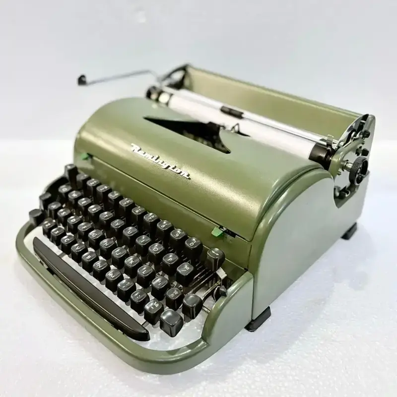 Remington Quiet-Riter Military Green Typewriter – Heavy-Duty USA