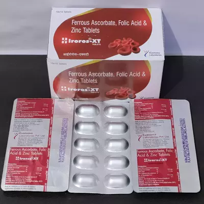 Ferrous ascorbate and folic acid and zinc Tablets