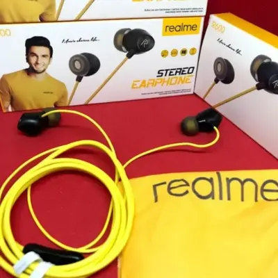 Ear Headphones Realme Stereo Earphones R60 Realme Hi-Res Audio