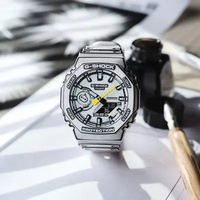 Buy Casio G-SHOCK MANGA THEME GA-2100MNG-7AJR Watch White online