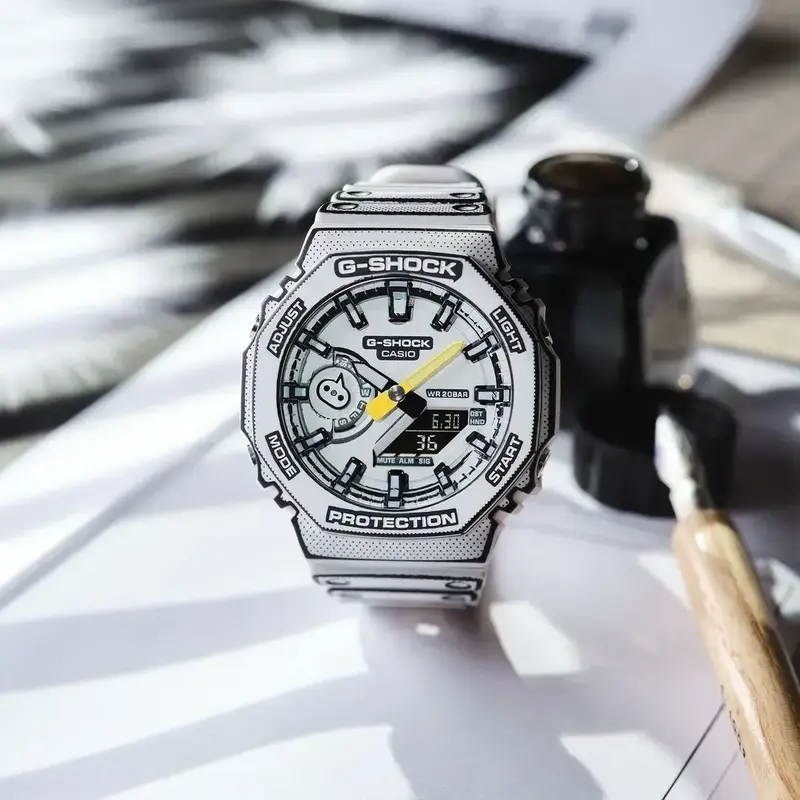 Buy Casio G-SHOCK MANGA THEME GA-2100MNG-7AJR Watch White online