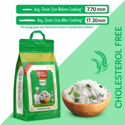 Buy Cholesterol-Free Basmati Rice | Delhi Pasand Daily