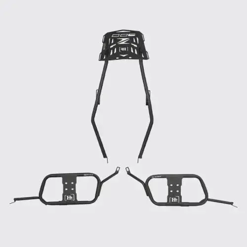 TOP RACK WITH SADDLE STAY FOR KAWASAKI Z 900 2021 (BLACK MATT