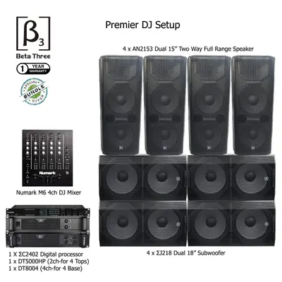 Setup 15 Dj Box Full Dj Box And Machine Full Condition TVs, Video