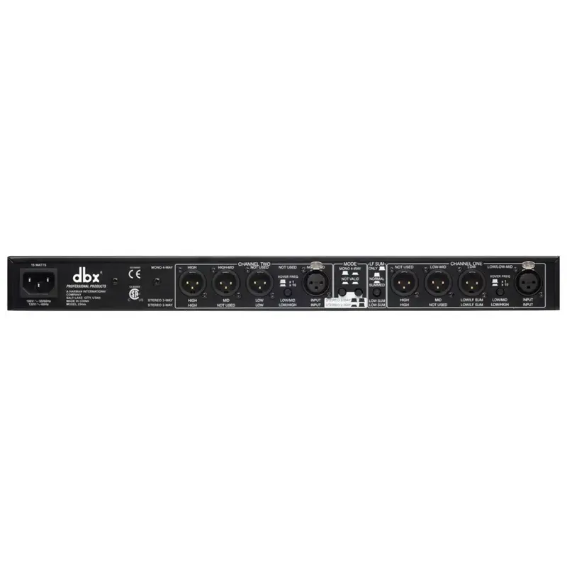 DBX 234xs Stereo 2/3 Way, Mono 4-Way Crossover