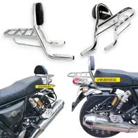 Buy Rear Luggage Rack With Backrest Compatible With Royal Enfield ...