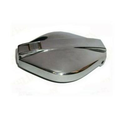 2 Aluminium Monza Petrol Tank Fuel Flip Cap With Filler Neck Cafe Racer AJS BSA